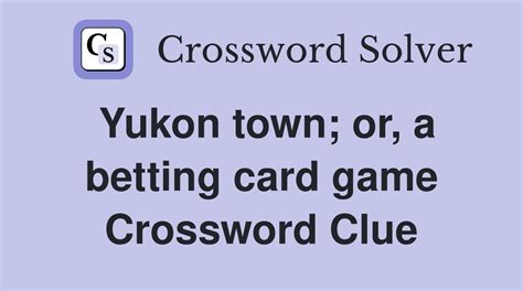bookmaker crossword clue|betting game crossword clue.